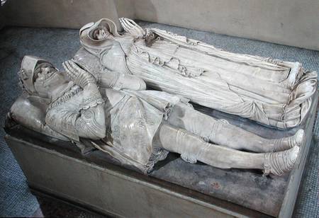 Effigies of Anne de Montmorency (1493-1567) Constable and Marshal of France and Madeleine of Savoy ( od Barthelemy Prieur