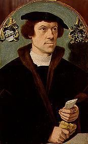Male portrait. od Bartholomäus Bruyn d. Ä.