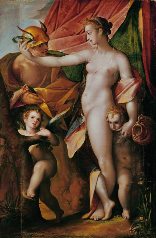 Venus and Mercury od Bartholomäus Spranger