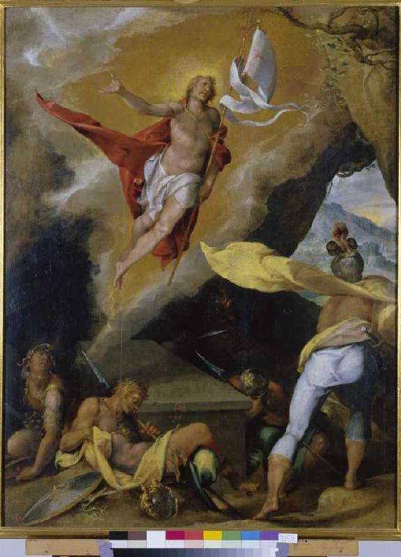 Resurrection of Christi. od Bartholomäus Spranger
