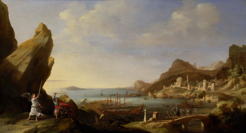 Coastal Landscape with Balaam and the Ass od Bartholomeus Breenbergh