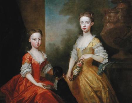 The Daughters of Scoop Egerton, 5th Earl & 1st Duke of Bridgewater od Bartholomew Dandridge