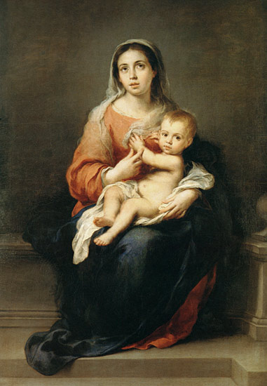 Maria with child od Bartolomé Esteban Perez Murillo