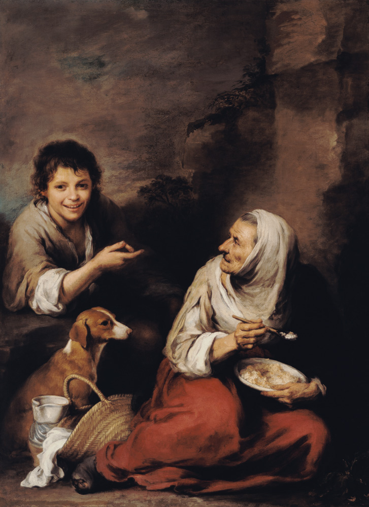 Old woman and a boy od Bartolomé Esteban Perez Murillo
