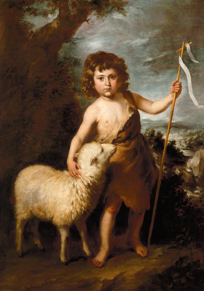 Johannes der Täufer als Kind od Bartolomé Esteban Perez Murillo