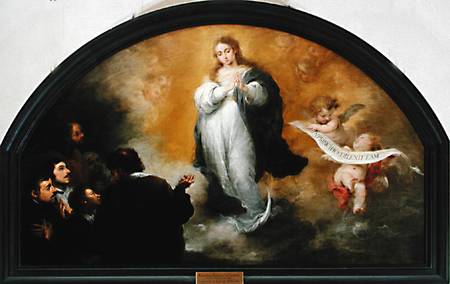The Apparition of the Virgin od Bartolomé Esteban Perez Murillo