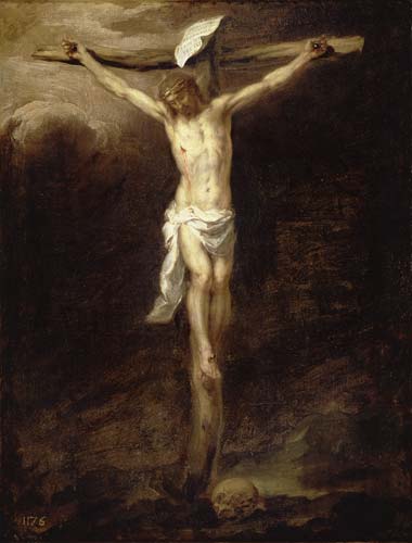 Christ at the cross. od Bartolomé Esteban Perez Murillo