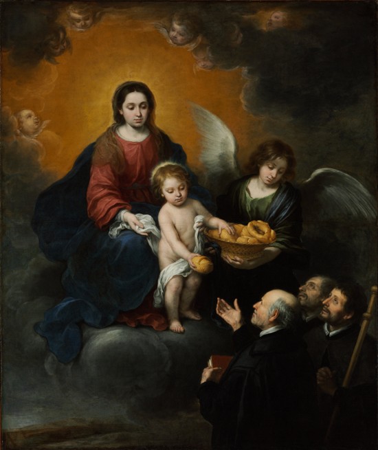 The Infant Christ Distributing Bread to the Pilgrims od Bartolomé Esteban Perez Murillo