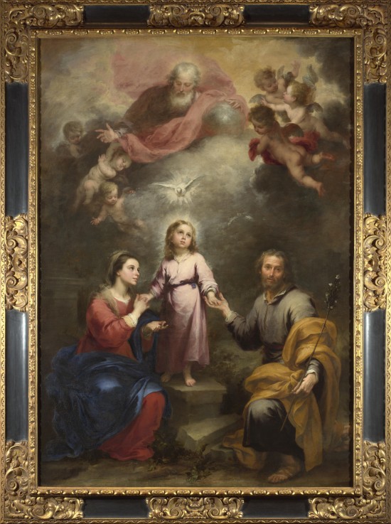 The Heavenly and Earthly Trinities ("The Pedroso Murillo") od Bartolomé Esteban Perez Murillo