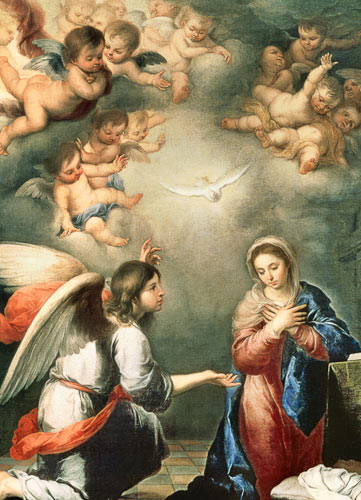 The Annunciation od Bartolomé Esteban Perez Murillo