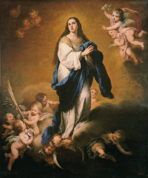 The Assumption of the Blessed Virgin Mary od Bartolomé Esteban Perez Murillo