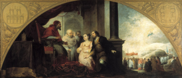 Patrician before Pope Liborius / Murillo od Bartolomé Esteban Perez Murillo