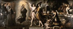 The Angels' Kitchen, 1646 (oil on canvas) od Bartolomé Esteban Perez Murillo