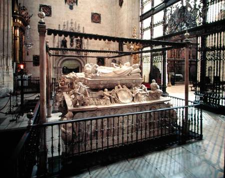 Tomb of Philip the Handsome (1478-1506) and Joanna the Mad (1479-1555) od Bartolome Ordonez
