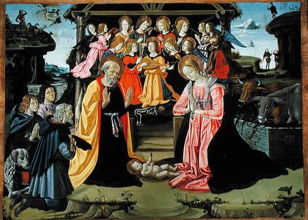 Adoration of the Shepherds od Bartolomeo Caporali