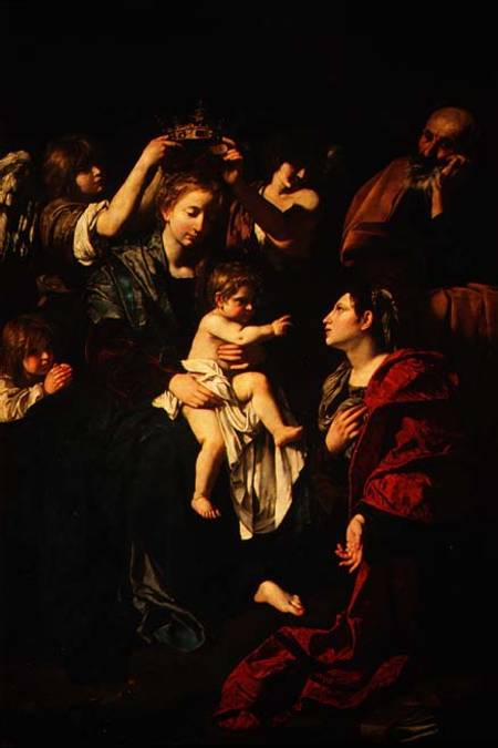 The Holy Family with St.Catherine od Bartolomeo Cavarrozzi