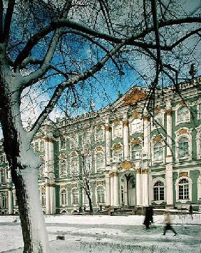 View of the South Facade of the Winter Palace, from Palace Square