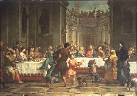 Wedding Feast at Cana od Bartolomeo Litterini