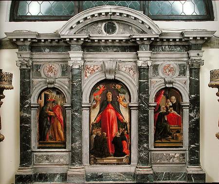 Triptych of the Virgin of Misericordia od Bartolomeo Vivarini