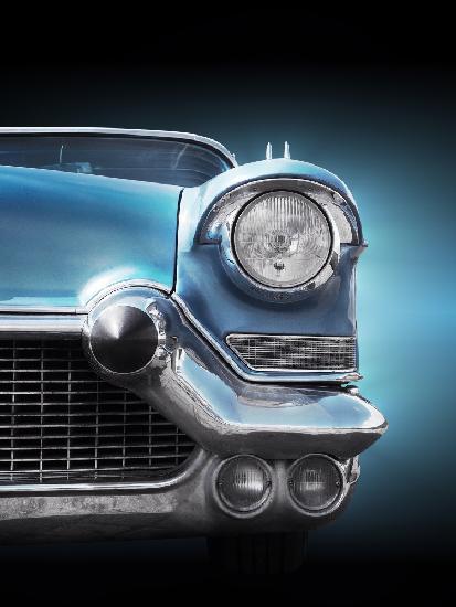 American classic car Eldorado Seville 1957 headlight
