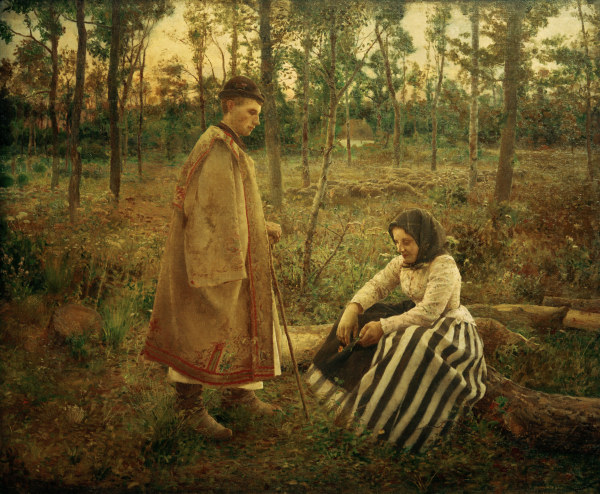 Schaefer und Baeuerin, 1892. od  Bela Ivanyi Gruenwald
