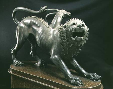 Chimaera of Arezzo or the Chimaera wounded od Bellerophon