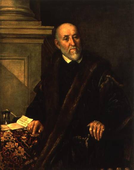 Portrait of Tommaso Giunta (1494-1566) od Benedetto Caliari