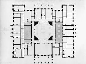 Plan of the Mezzanine floor, 1815