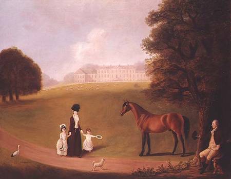Earl and Countess of Ossory and their Children at Ampthill Park od Benjamin Killingbeck