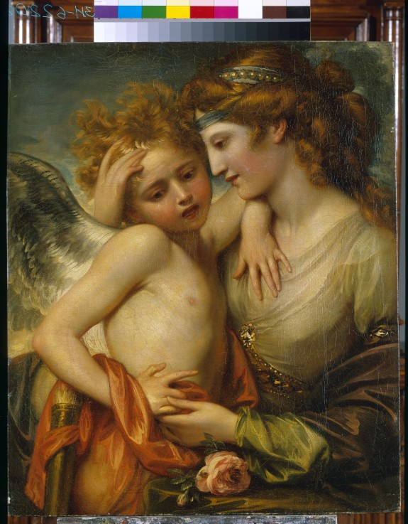 Venus Consoling Cupid Stung by a Bee od Benjamin West