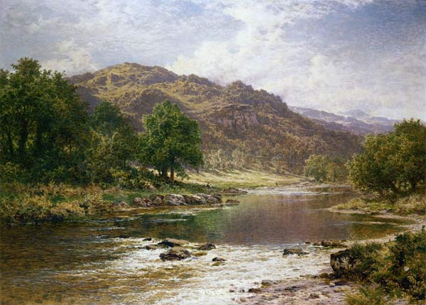 The River Llugwy, Bettws-y-coed od Benjamin Williams Leader