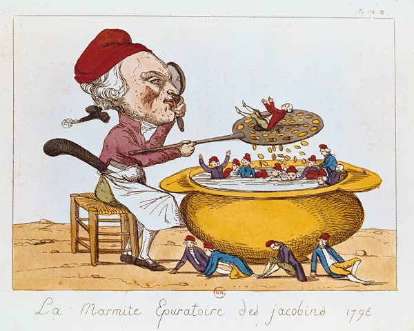The Purifying Pot of the Jacobins od Benoit Louis Henriquez