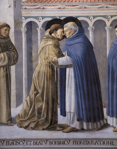 St. Francis and St. Dominic od Benozzo Gozzoli