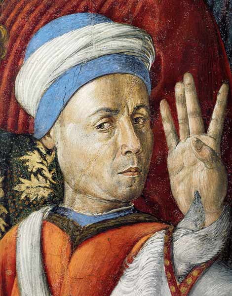 Self Portrait (Detail of the Fresco from the Magi Chapel of the Palazzo Medici Riccardi) od Benozzo Gozzoli