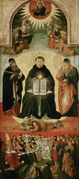 The Triumph of St. Thomas Aquinas od Benozzo Gozzoli