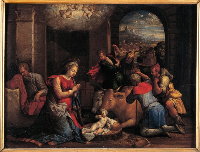 The Adoration of the Shepherds od Benvenuto Tisi da Garofalo