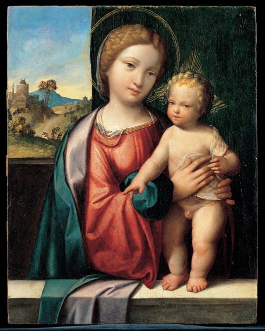 Madonna with the Child od Benvenuto Tisi da Garofalo