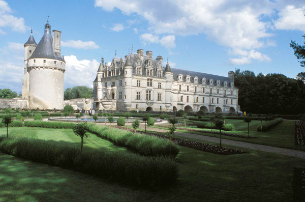 Chenonceau, Garten und Schloss od Bernard  Saint-Genès