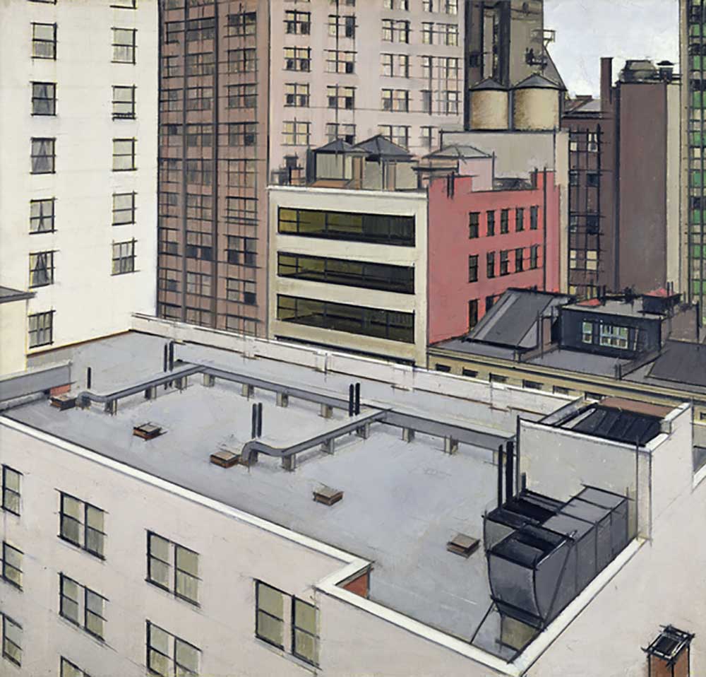Roofs of New York, c.1930 od Bernard Boutet de Monvel