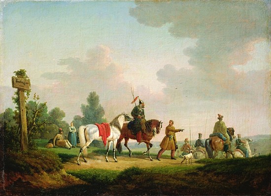 The Partisans in 1812 od Bernard Edouard Swebach