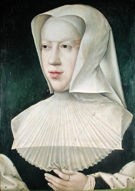 Marquerite de Habsbourg (1480-1530) Duchess of Savoy od Bernard van Orley