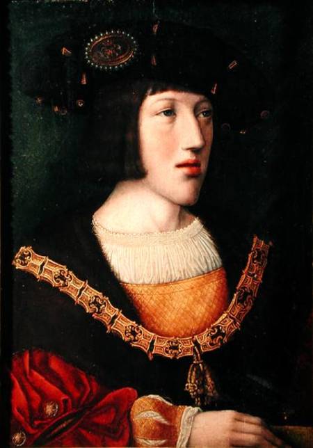 Portrait of Charles V (1500-58), at the age of about sixteen od Bernard van Orley