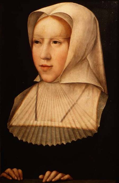 Portrait of Margaret of Austria (1480-1530) od Bernard van Orley