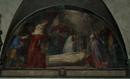 The Death of St. Antoninus, lunette od Bernardino Barbatelli Poccetti