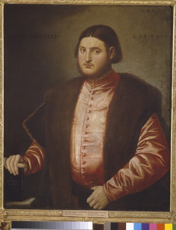 Portrait of a man od Bernardino Licinio