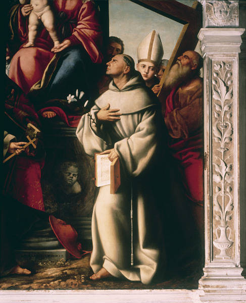 B.Licinio / Mary with child and saints od Bernardino Licinio