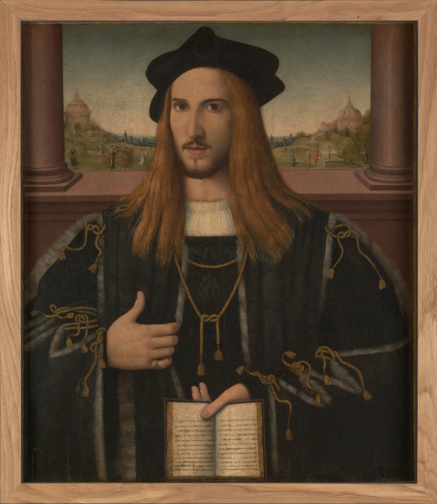Portrait of Alberto Pio od Bernardino Loschi