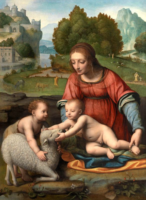 The Virgin and Child with the Infant Saint John od Bernardino Luini