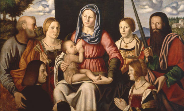 Mary, Child, Saints / Luini od Bernardino Luini