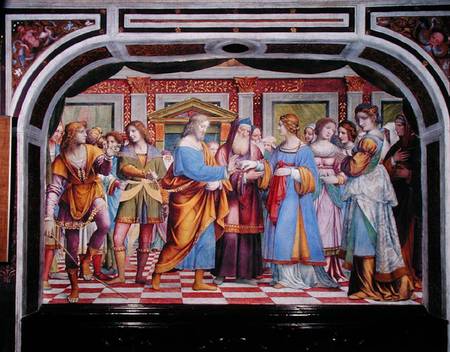 The Marriage of the Virgin od Bernardino Luini